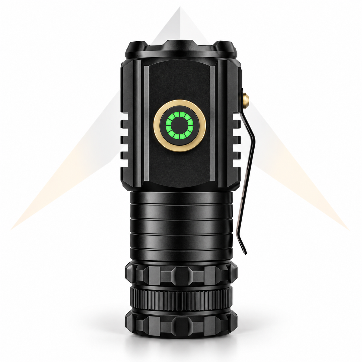 Linterna EDC Compacta 2000 LM · 3 LED, Magnética y Recargable