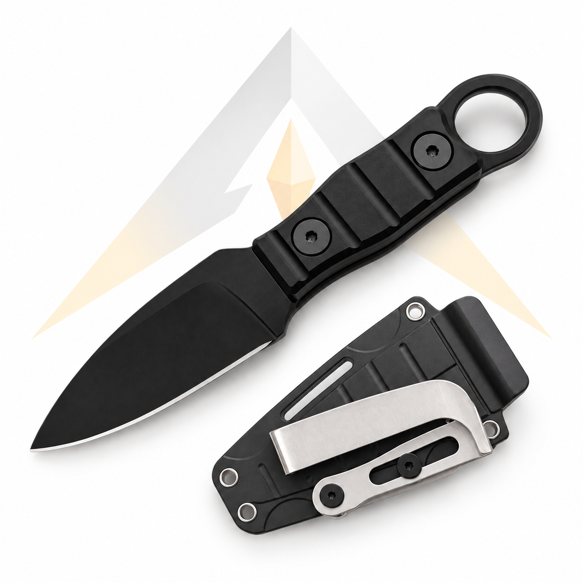 Cuchillo EDC Compacto de Hoja Fija · Outdoor y Utilidad