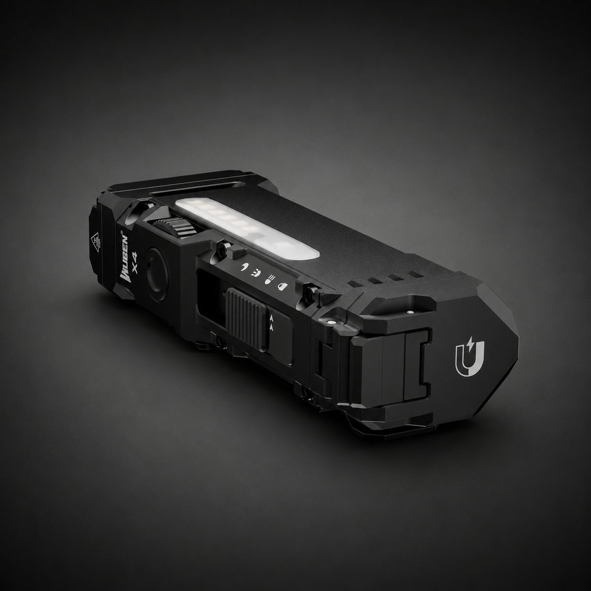 Wuben X4 Compact Multi-Función 1500 Lumen EDC Tactical Flashlight