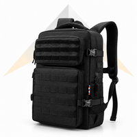 Mochila Táctica MOLLE 25L | Mochila EDC para Vigilancia, Seguridad, Airsoft, Senderismo y Camping