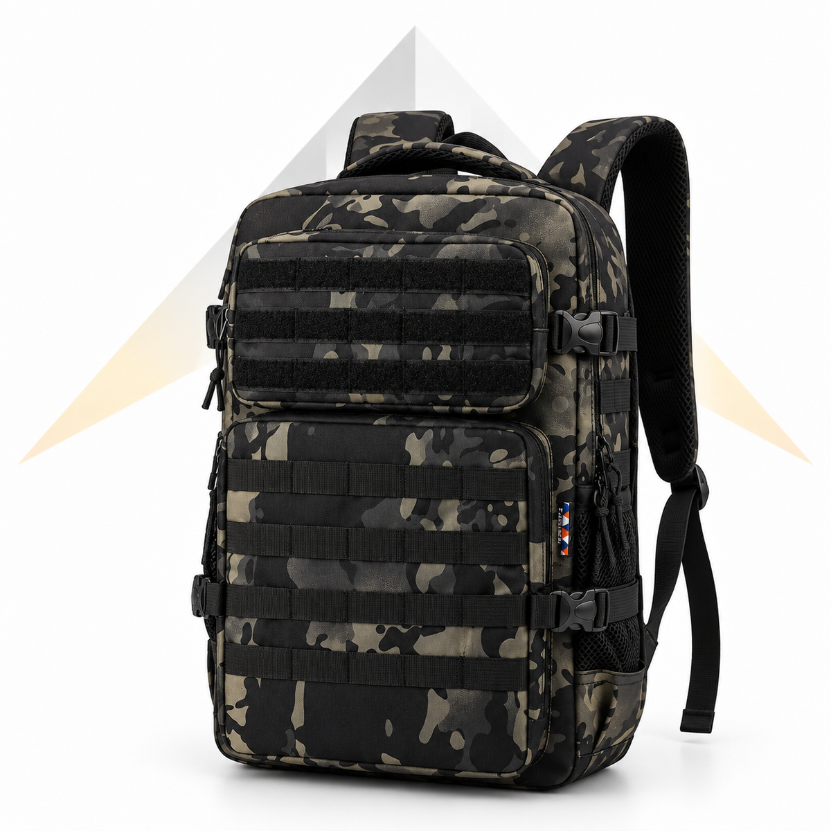 Mochila Táctica MOLLE 25L | Mochila EDC para Vigilancia, Seguridad, Airsoft, Senderismo y Camping