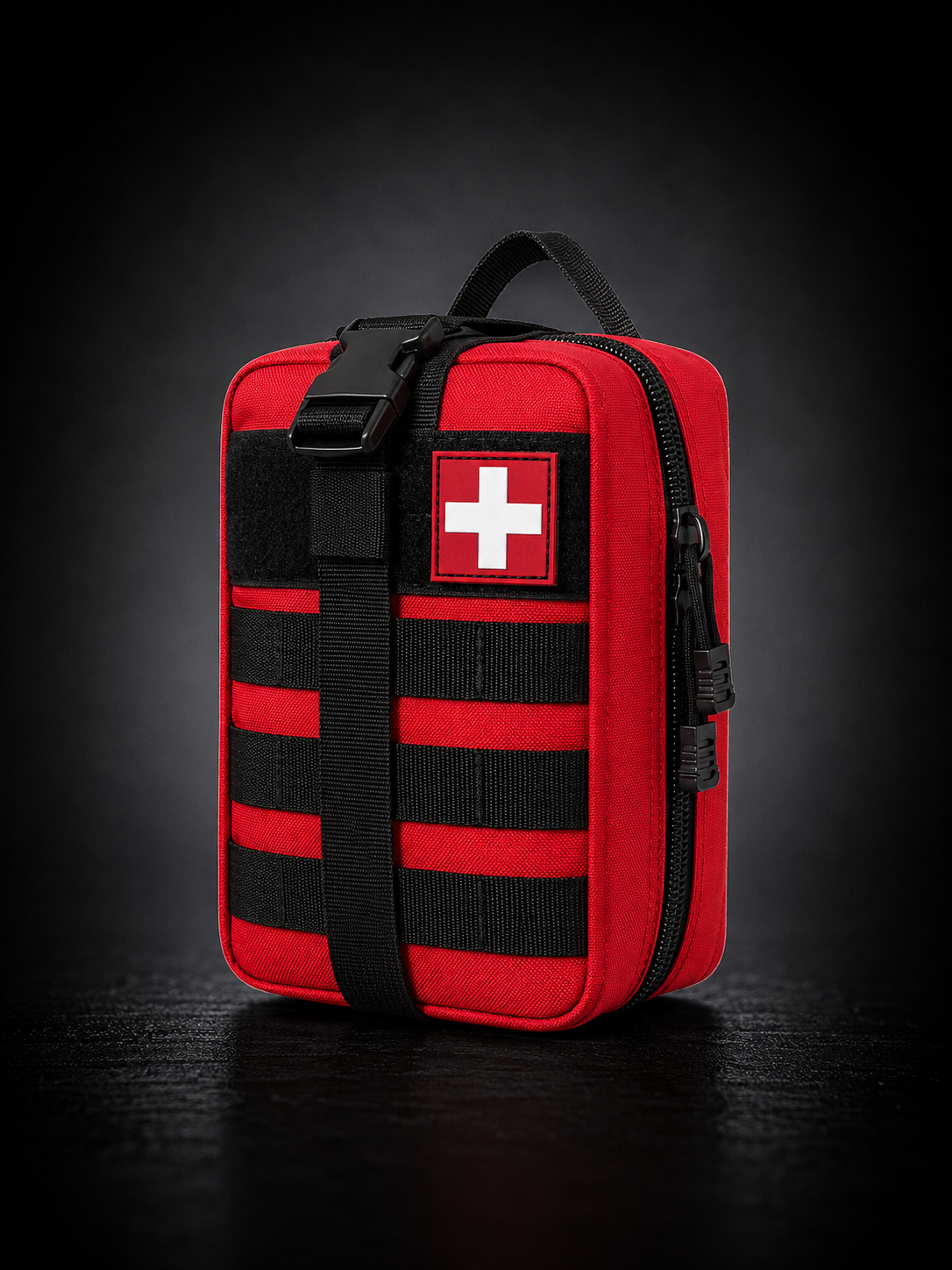 Botiquín IFAK de Primeros Auxilios 379 Piezas | Kit de Emergencia Táctico Impermeable para Equipamiento profesional, Coche, Camping, Senderismo y Supervivencia