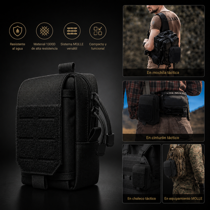Bolsa MOLLE Táctica EDC para Cinturón y Mochila ⭐ (la mejor para SEO)