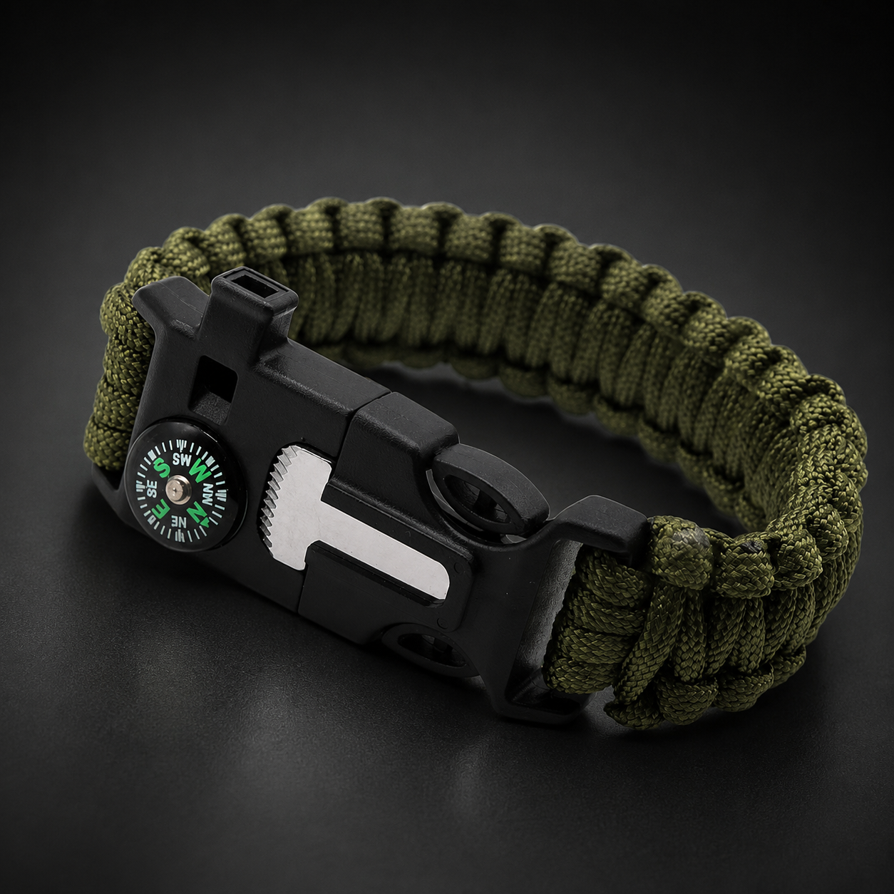 Pulsera de Supervivencia Multifunción Táctica