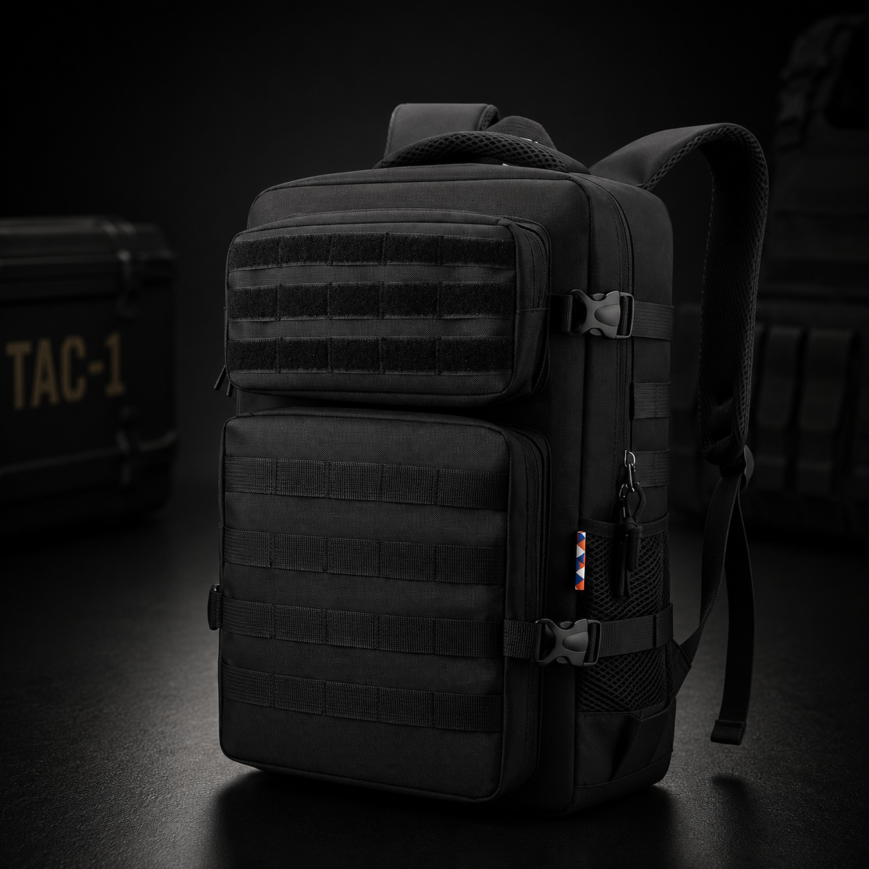Mochila Táctica MOLLE 25L Militar | Mochila EDC para Vigilancia, Seguridad, Airsoft, Senderismo y Camping