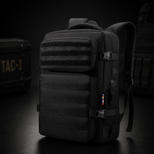 Mochila Táctica MOLLE 25L Militar | Mochila EDC para Vigilancia, Seguridad, Airsoft, Senderismo y Camping