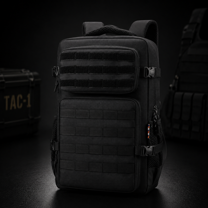 Mochila Táctica MOLLE 25L Militar | Mochila EDC para Vigilancia, Seguridad, Airsoft, Senderismo y Camping