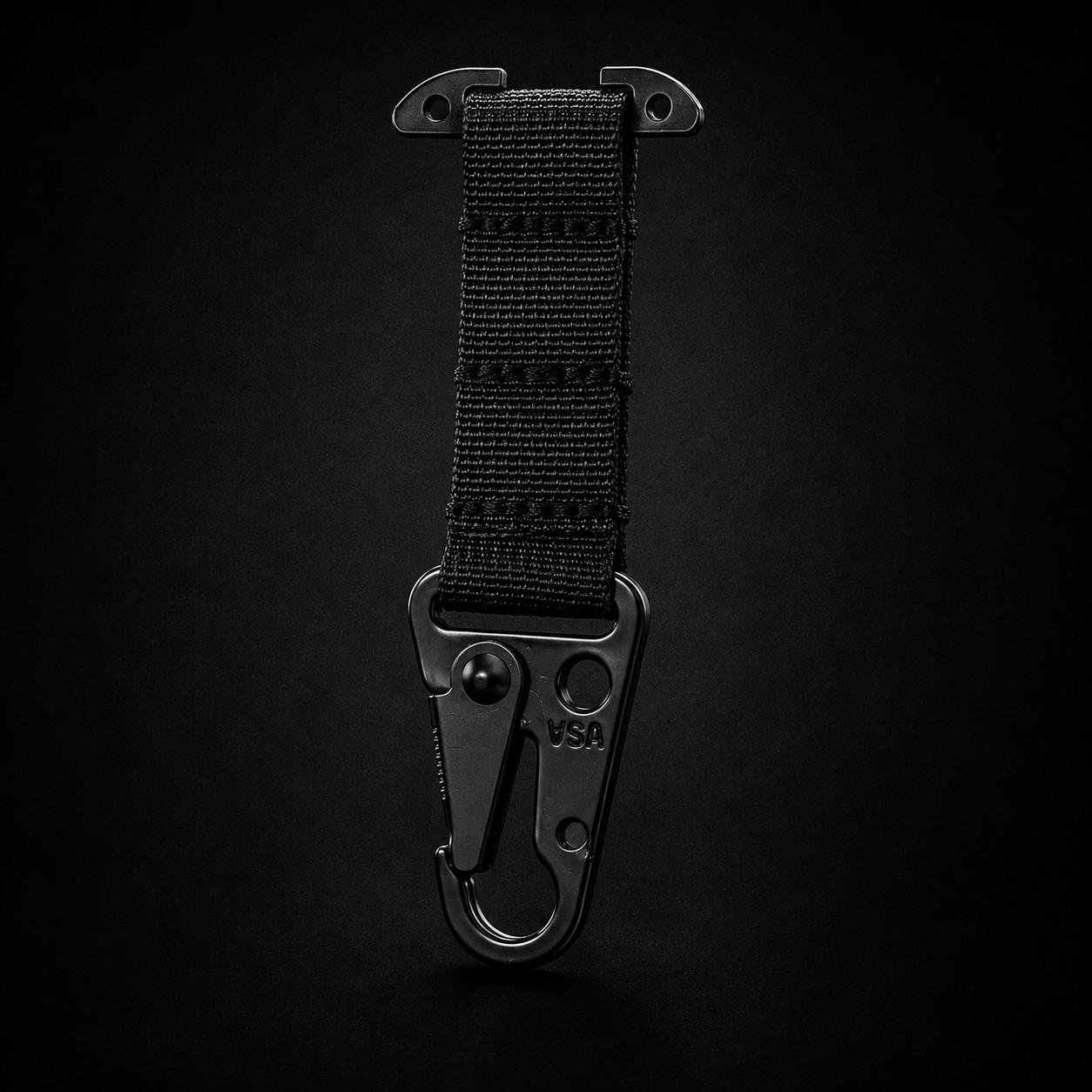 Mosquetón MOLLE para Cinturón Táctico | Soporte T-Mount EDC de Liberación Rápida para Guantes, Llaves y Accesorios