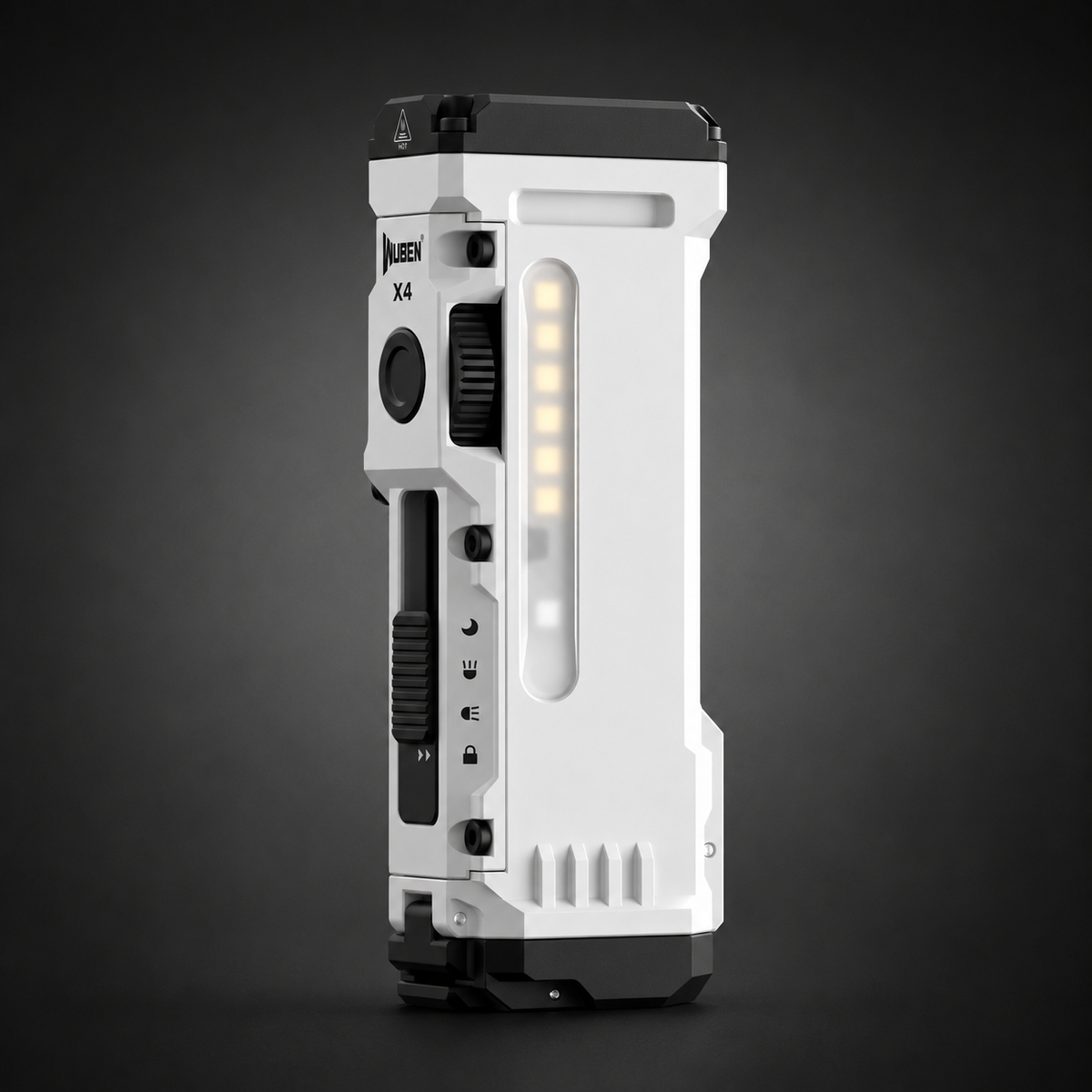 Wuben X4 Compact Multi-Función 1500 Lumen EDC Tactical Flashlight