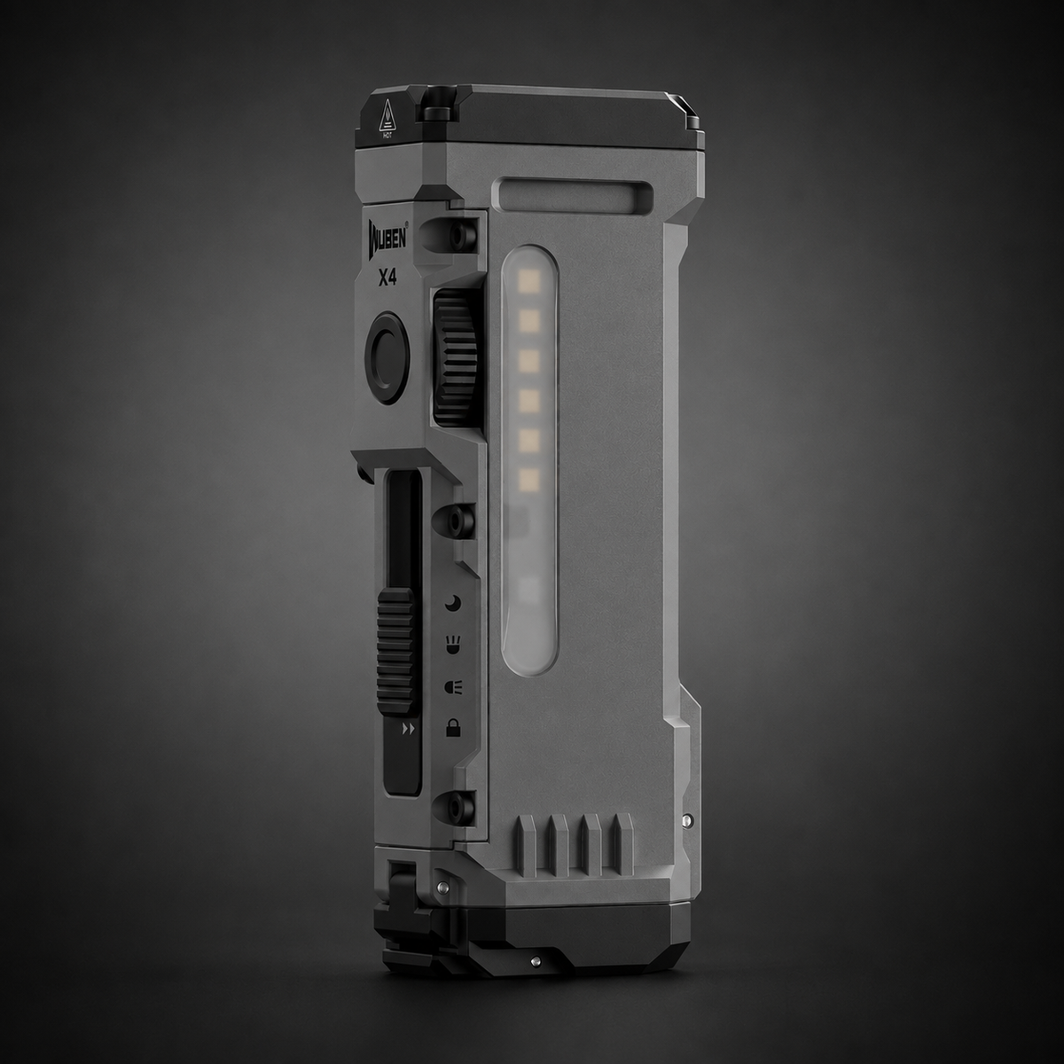 Wuben X4 Compact Multi-Función 1500 Lumen EDC Tactical Flashlight